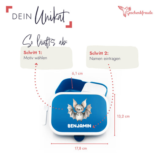 Mepal Brotdose Personalisiert Campus Waldtiere Motiv - Geschenkfreude