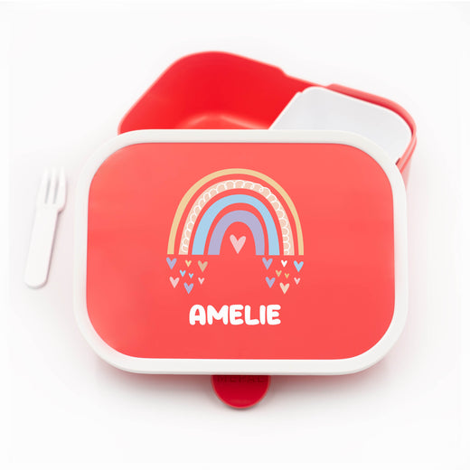 Mepal Brotdose Personalisiert Campus Regenbogen Mädchen Motiv - Geschenkfreude