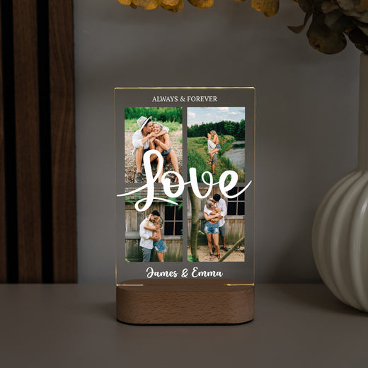Acrylglas Foto - Fotogeschenk - Love Collage - Geschenkfreude