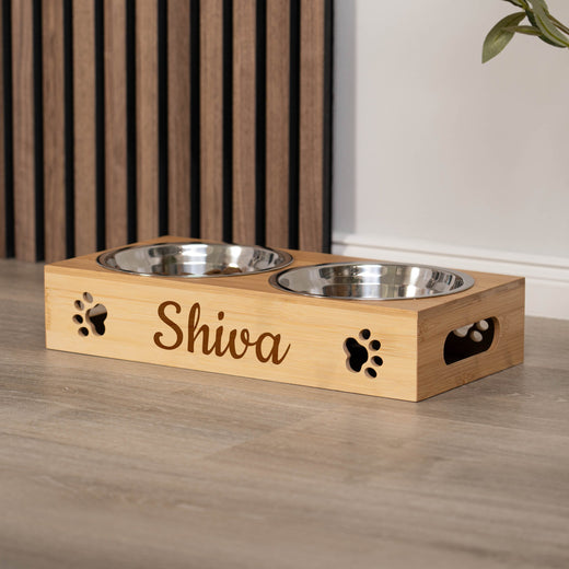 Futterstation Hund - personalisiert - Geschenkfreude