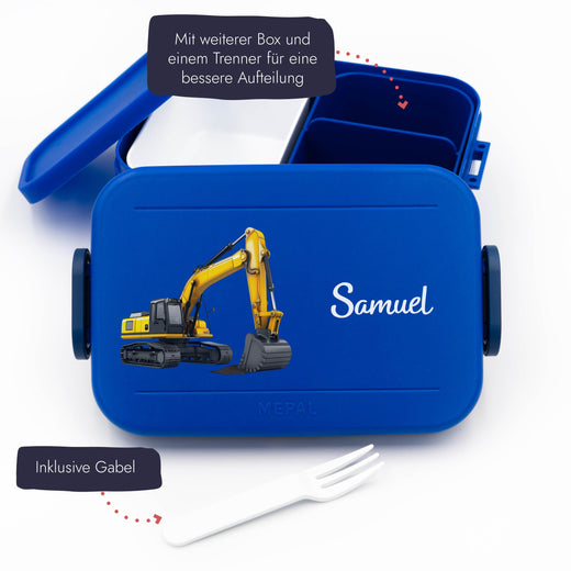 Mepal Brotdose Personalisiert Bento Bagger Motiv - Geschenkfreude