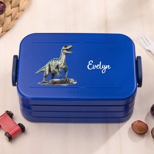 Mepal Brotdose Personalisiert Bento Dino Motiv - Geschenkfreude