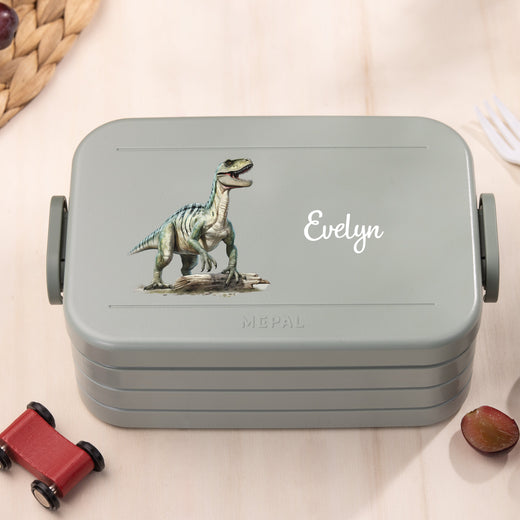 Mepal Brotdose Personalisiert Bento Dino Motiv - Geschenkfreude