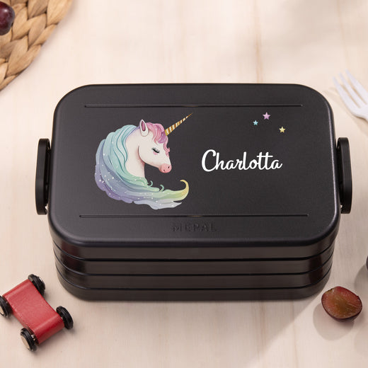 Mepal Brotdose Personalisiert Bento Einhorn Motiv - Geschenkfreude