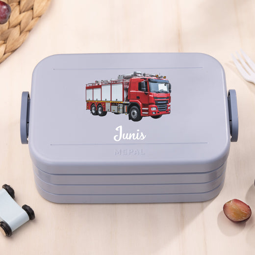 Mepal Brotdose Personalisiert Bento Feuerwehr Motiv - Geschenkfreude
