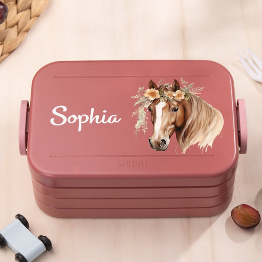 Mepal Brotdose Personalisiert Bento Pferd