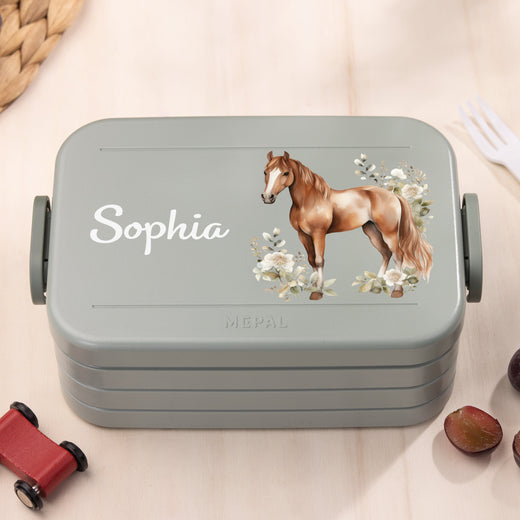 Mepal Brotdose Personalisiert Bento Pferd