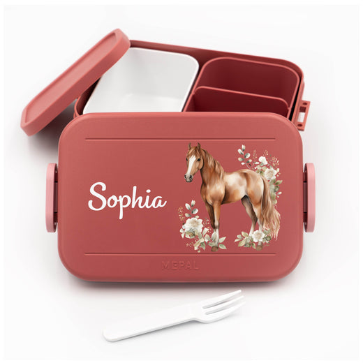 Mepal Brotdose Personalisiert Bento Pferd