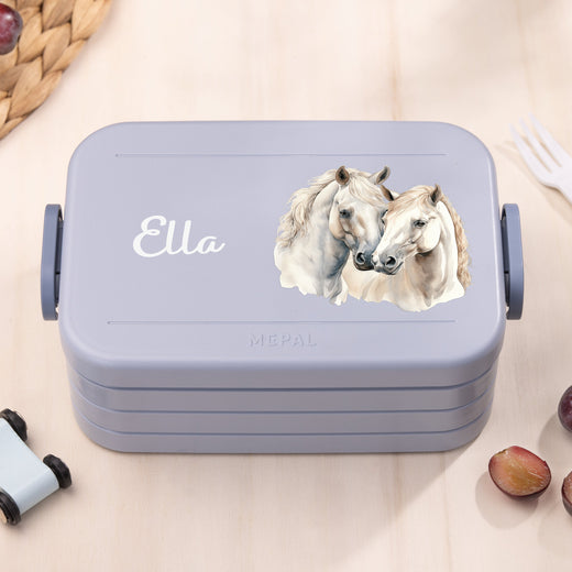 Mepal Brotdose Personalisiert Bento Pferde