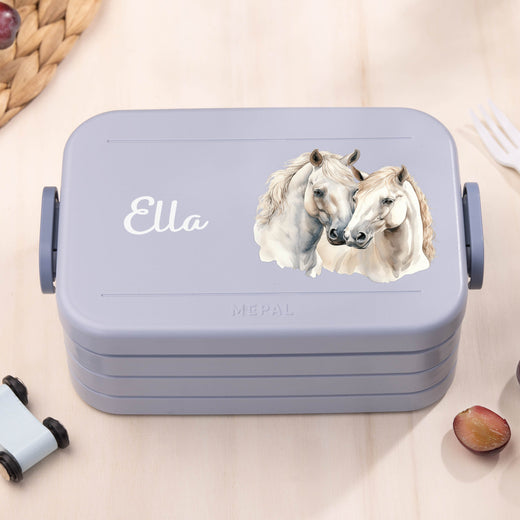 Mepal Brotdose Personalisiert Bento Pferde