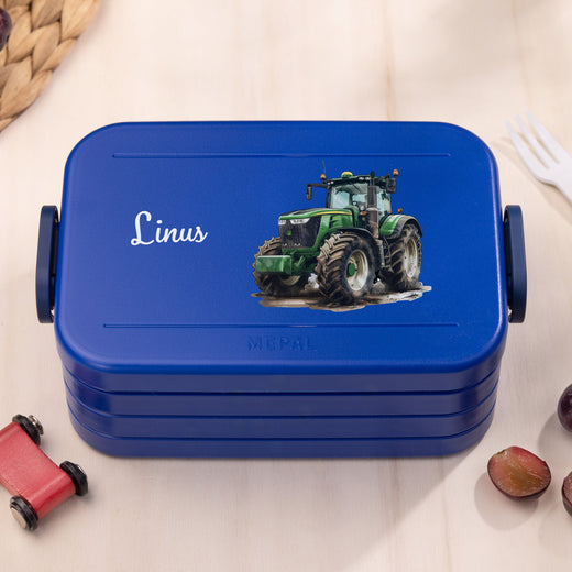 Mepal Brotdose Personalisiert Bento Traktor Motiv - Geschenkfreude