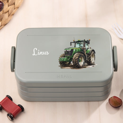 Mepal Brotdose Personalisiert Bento Traktor Motiv - Geschenkfreude