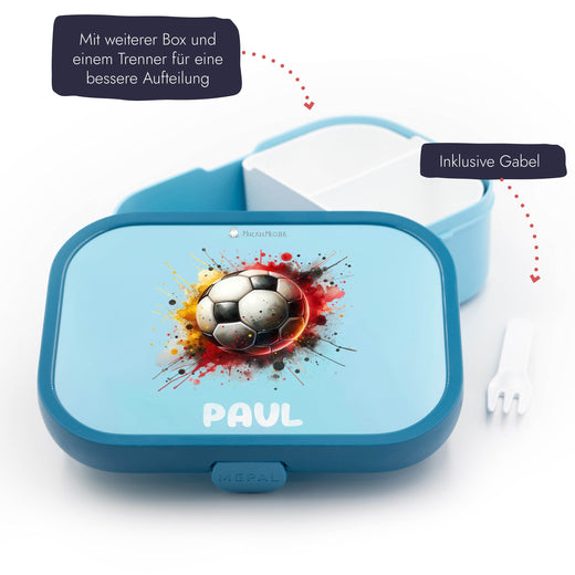 Mepal Brotdose Personalisiert Campus Ball Motiv - Geschenkfreude