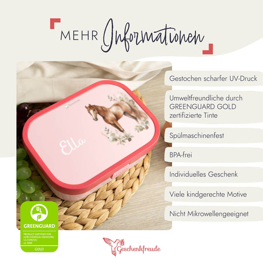 Mepal Brotdose Personalisiert Campus Pferd