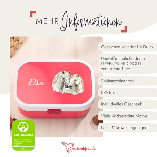 Mepal Brotdose Personalisiert Campus Pferde