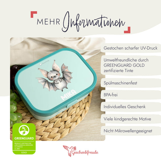 Mepal Brotdose Personalisiert Campus Waldtiere Motiv - Geschenkfreude