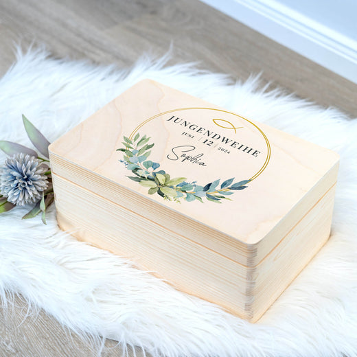 Personalisierte Erinnerungskiste Jugendweihe - Geschenkfreude