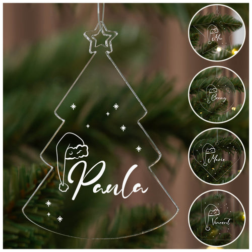 Weihnachtsbaumanhänger Personalisiert - Mütze - Geschenkfreude