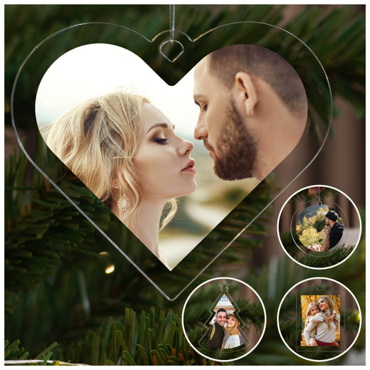 Weihnachtsbaumanhänger Personalisiert - Wunschfoto - Geschenkfreude