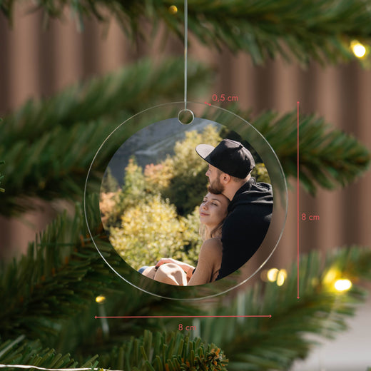 Weihnachtsbaumanhänger Personalisiert - Wunschfoto - Geschenkfreude