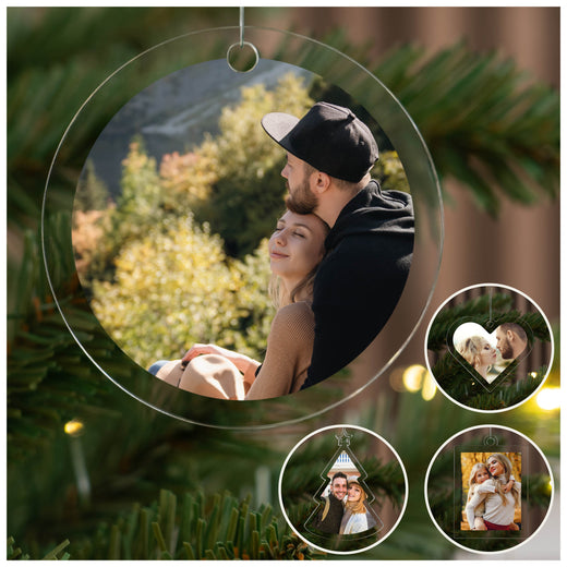 Weihnachtsbaumanhänger Personalisiert - Wunschfoto - Geschenkfreude
