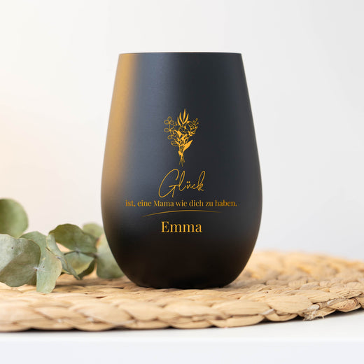 Windlicht Beste Mama - Personalisiert mit Namen - Geschenkfreude