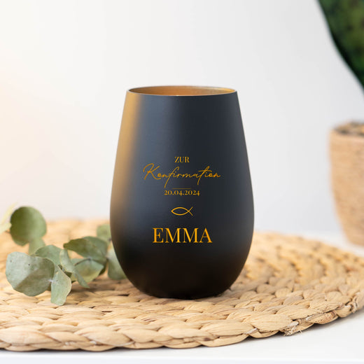 Windlicht Konfirmation Personalisiert - Geschenkfreude