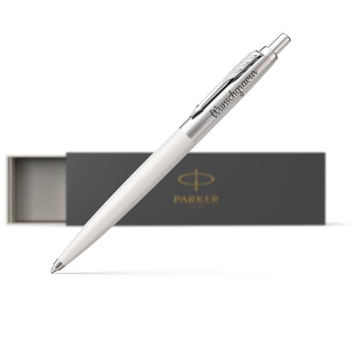 Parker Jotter Kugelschreiber mit Gravur | Weiß - Parker