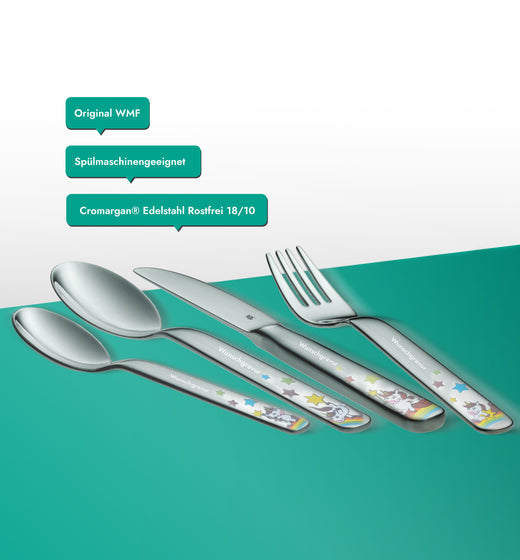 WMF Kinderbesteck mit Gravur | Einhorn 4-teilig - WMF