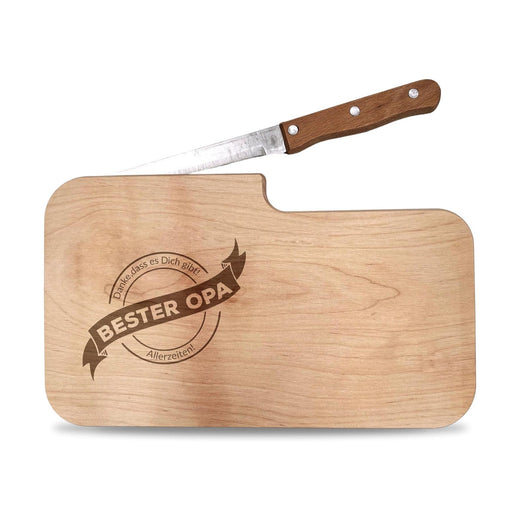 Brotzeitbrett mit Gravur Opa - Geschenkfreude