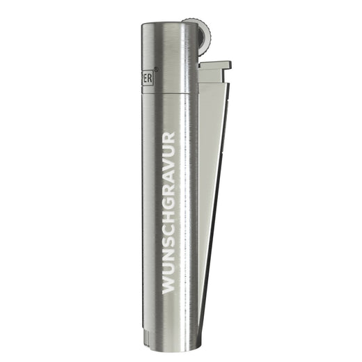 Clipper Feuerzeug mit Gravur | Silber - Clipper