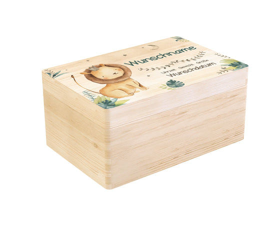 Erinnerungsbox Baby Personalisiert - Farbdruck - Geschenkfreude