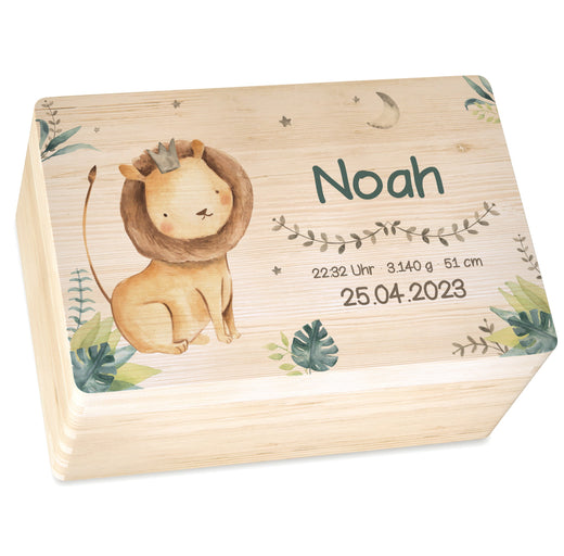 Erinnerungsbox Baby Personalisiert - Farbdruck - Geschenkfreude