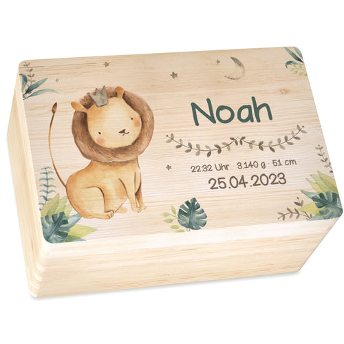 Erinnerungsbox Baby Personalisiert - Farbdruck - Geschenkfreude