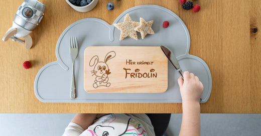 Frühstücksbrettchen mit Gravur Kinder - Geschenkfreude