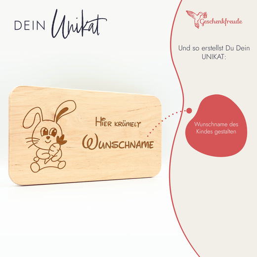 Frühstücksbrettchen mit Gravur Kinder - Geschenkfreude