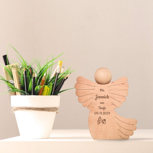 Geldscheinengel mit Gravur | Taufe - Geschenkfreude