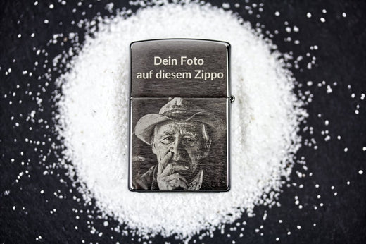 Original Zippo Feuerzeug mit Bildgravur  - Zippo