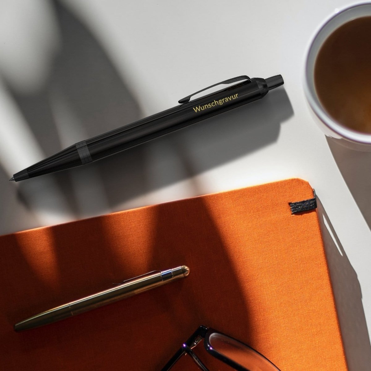 Parker IM Kugelschreiber Schwarz – Personalisiert Mit Gravur Für Ein Einzigartiges Geschenk