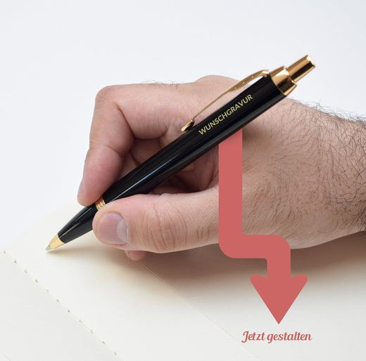 Parker IM CORE mit Gravur | Lackschwarz - Parker
