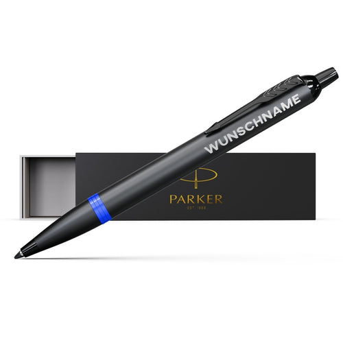 Parker IM Vibrant Ring mit Gravur | blau - Parker