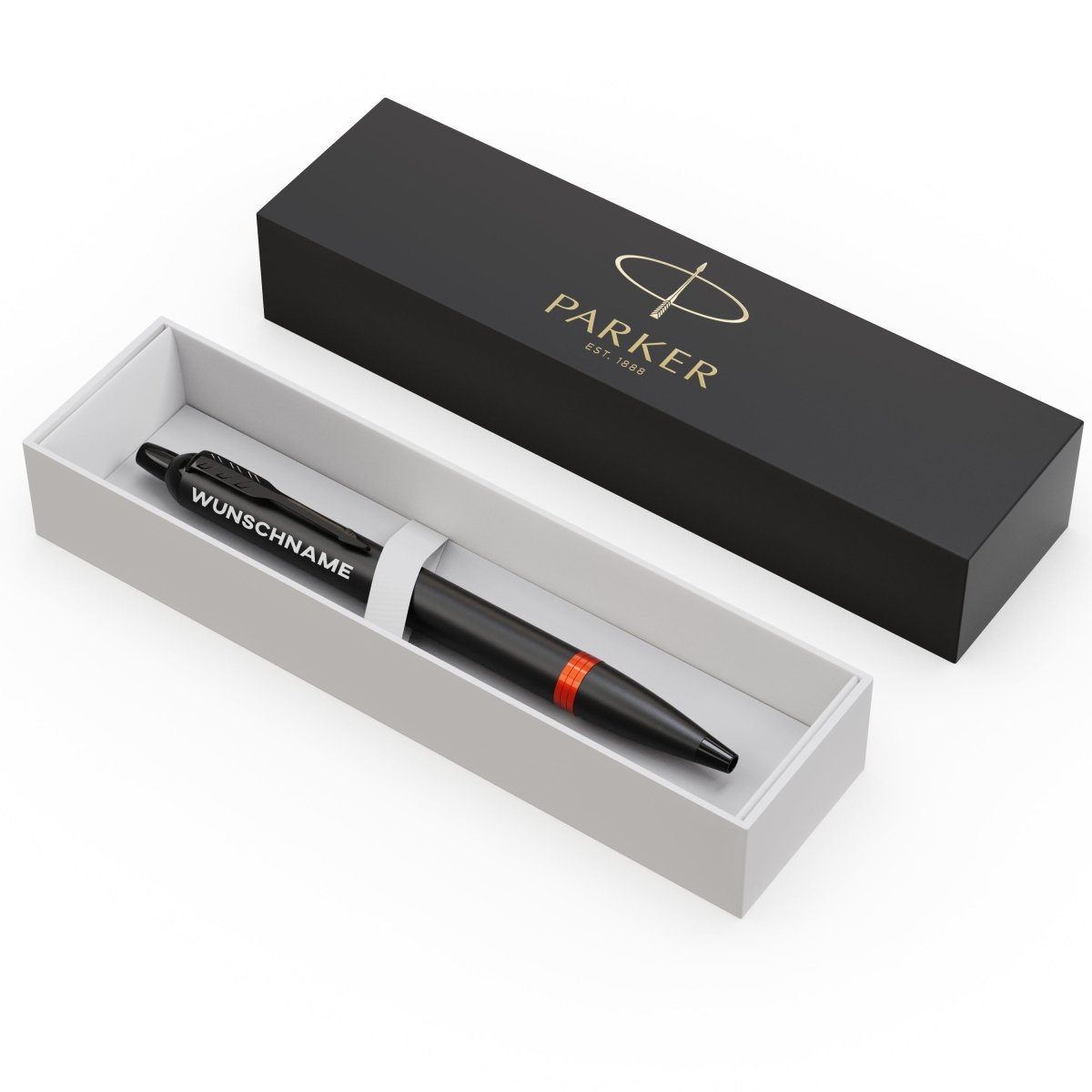 Lade das Bild in den Galerie-Viewer, Parker IM Vibrant Ring mit Gravur | orange  - Parker