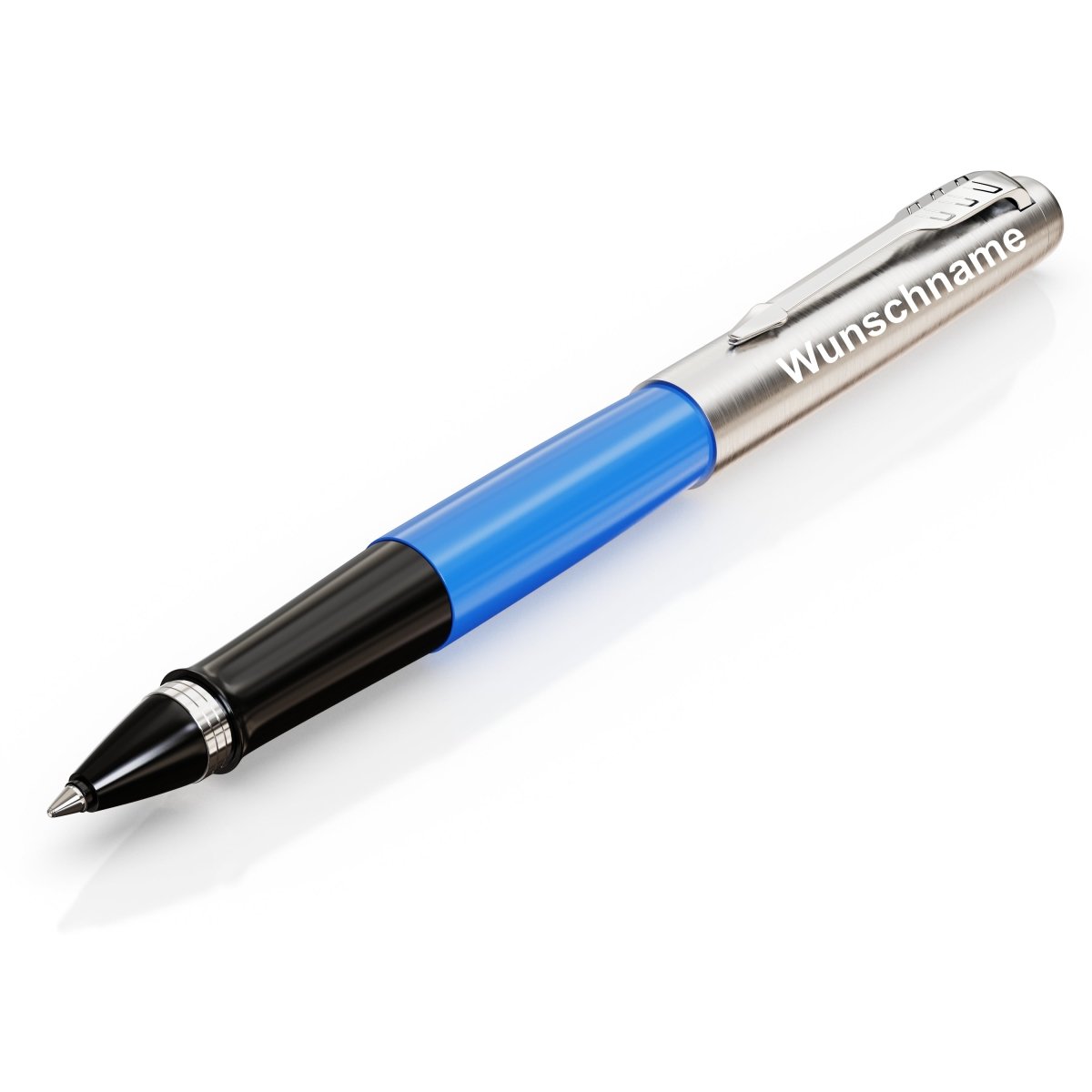 Lade das Bild in den Galerie-Viewer, Parker Jotter Tintenroller mit Gravur | blau  - Parker