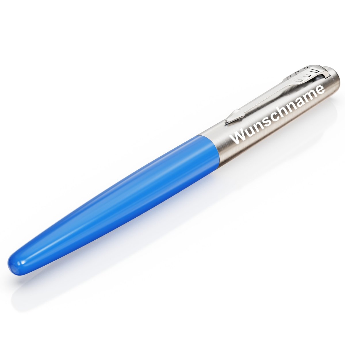 Lade das Bild in den Galerie-Viewer, Parker Jotter Tintenroller mit Gravur | blau  - Parker
