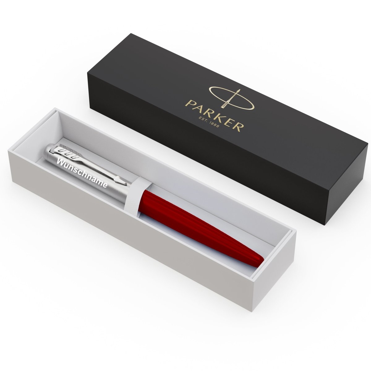 Lade das Bild in den Galerie-Viewer, Parker Jotter Tintenroller mit Gravur | rot  - Parker
