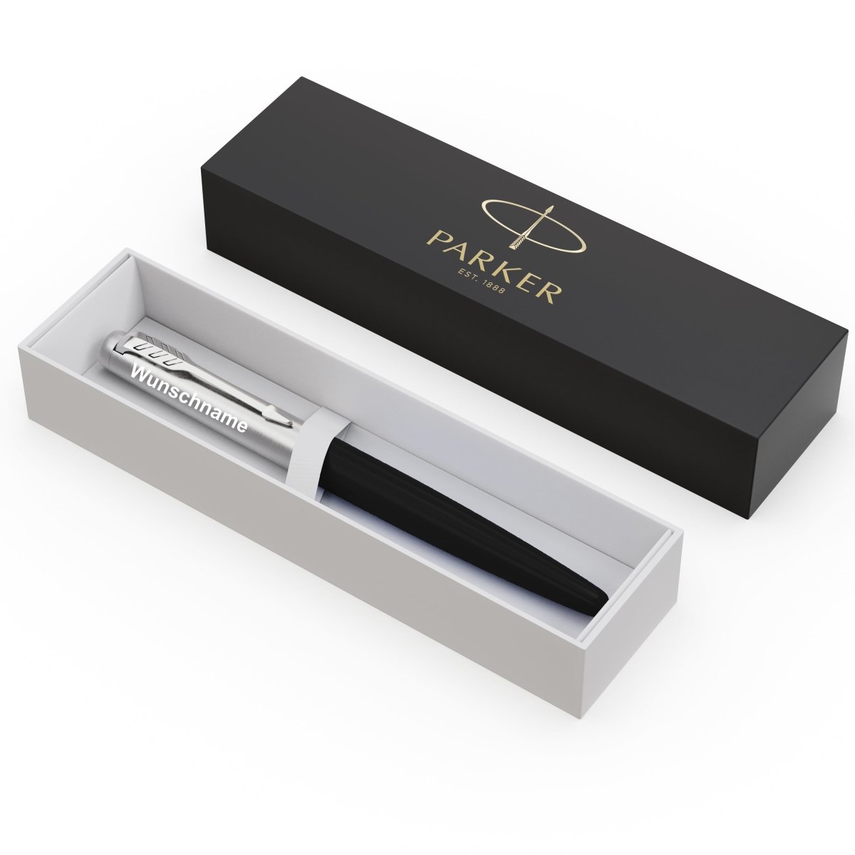 Lade das Bild in den Galerie-Viewer, Parker Jotter Tintenroller mit Gravur | schwarz  - Parker