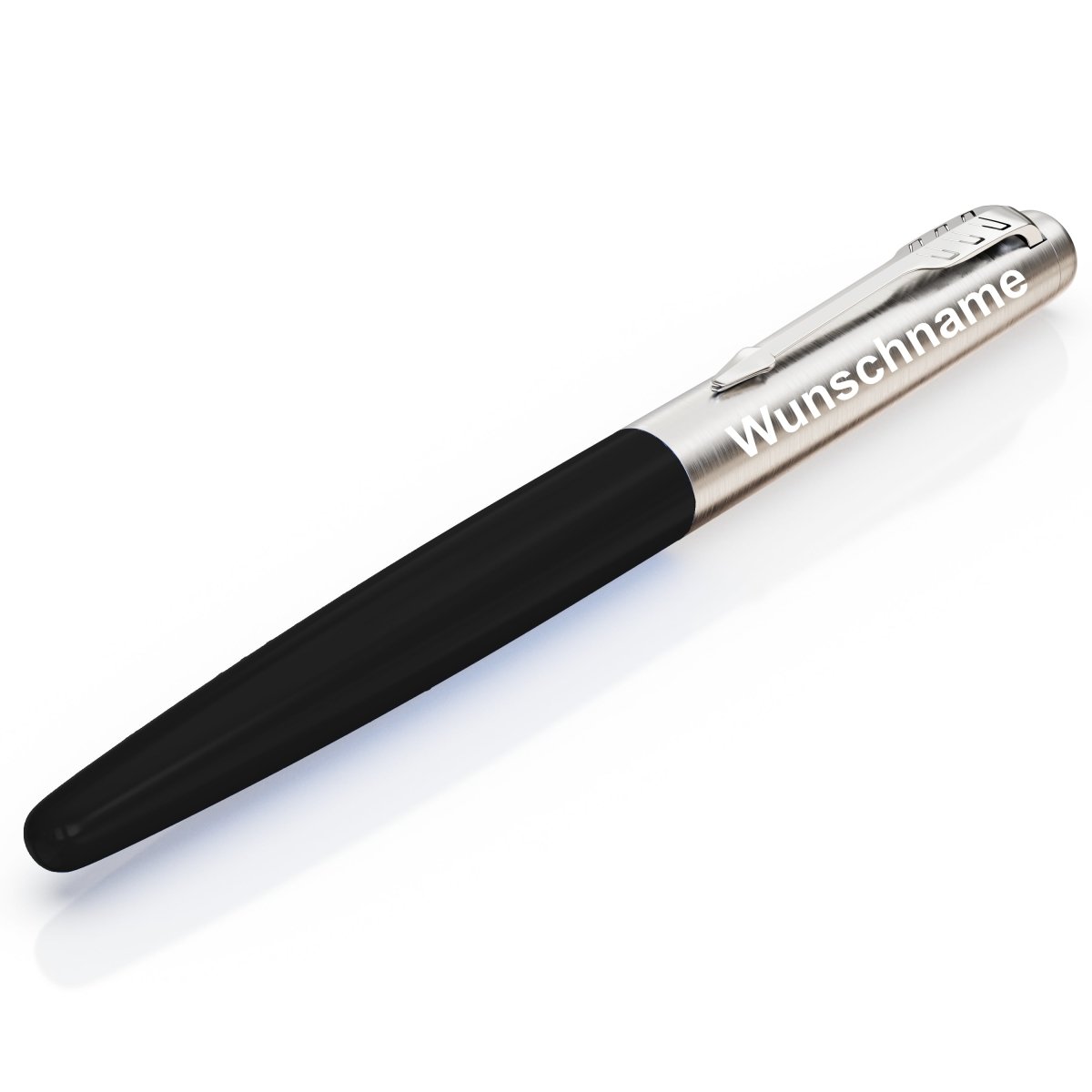 Lade das Bild in den Galerie-Viewer, Parker Jotter Tintenroller mit Gravur | schwarz  - Parker