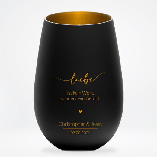 Partner Windlicht mit Gravur - Geschenkfreude