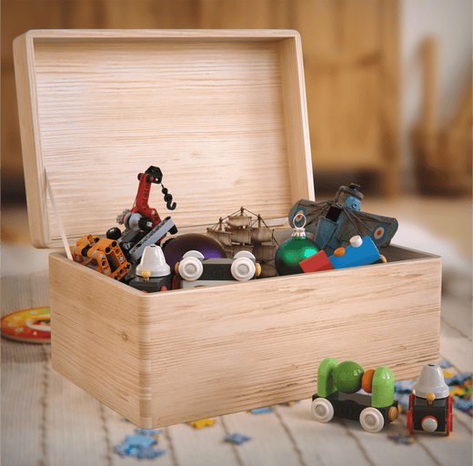 Personalisierte Erinnerungsbox Baby aus Holz - Motiv Tiere - Geschenkfreude