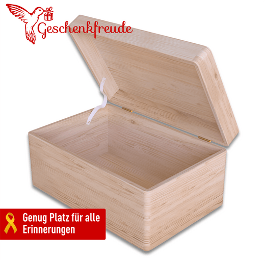 Personalisierte Erinnerungsbox Baby aus Holz - Motiv Tiere  - Geschenkfreude